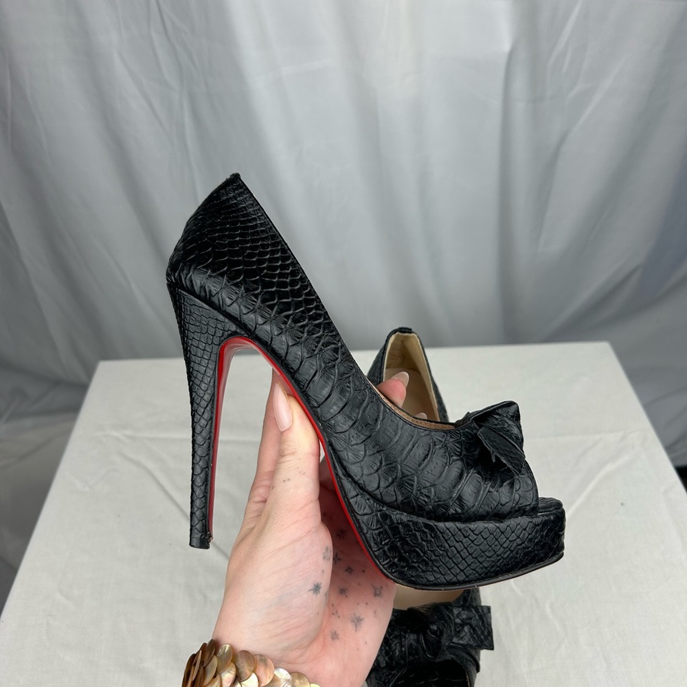 Christian Louboutin Black Stiletto Heels